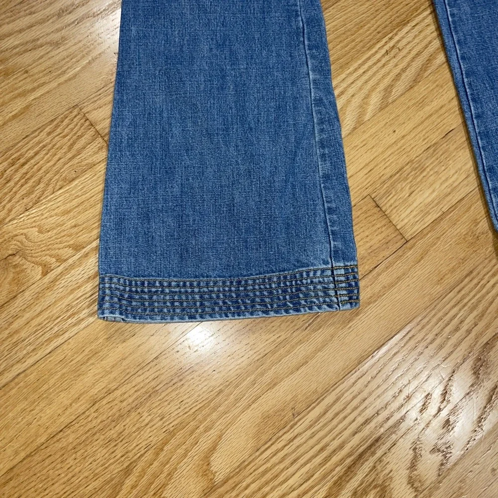 OshKosh Bgosh Girls‎ Blue Jeans Size 14 Boot Cut Medium Wash Adjustable Waist