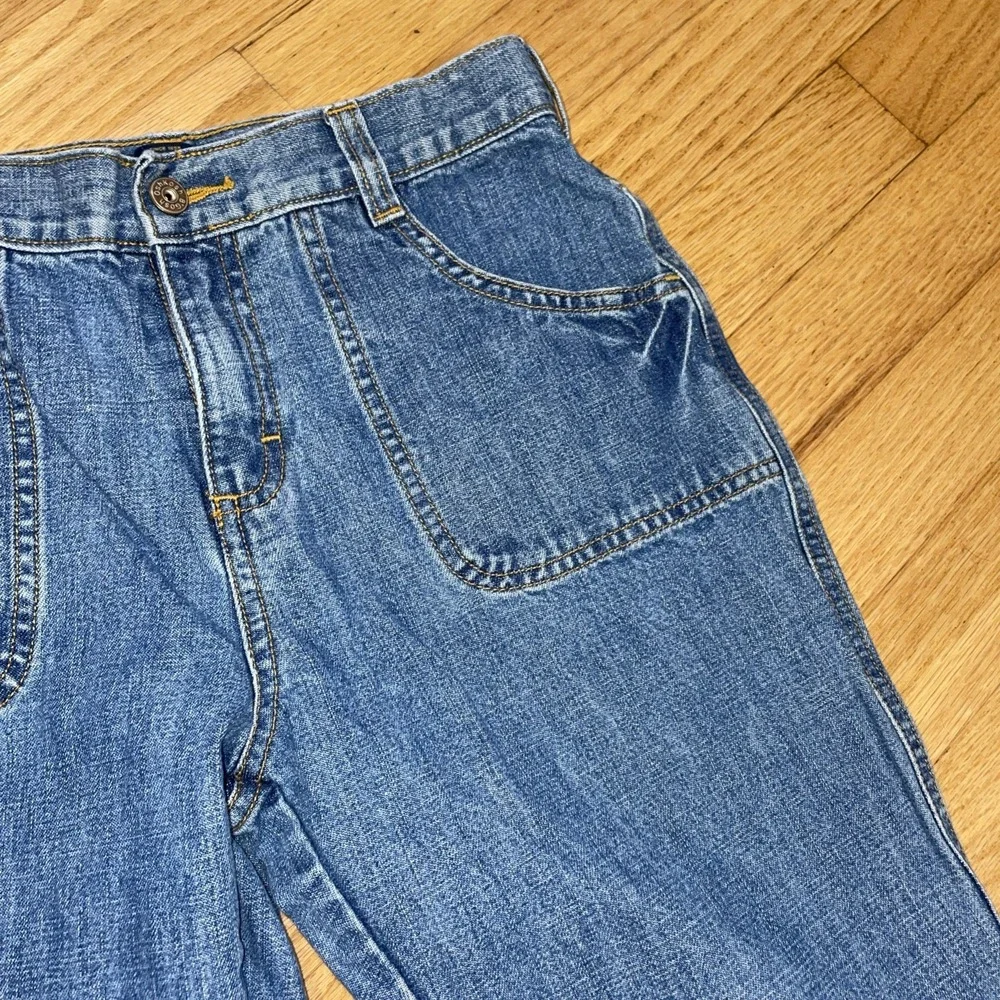 OshKosh Bgosh Girls‎ Blue Jeans Size 14 Boot Cut Medium Wash Adjustable Waist
