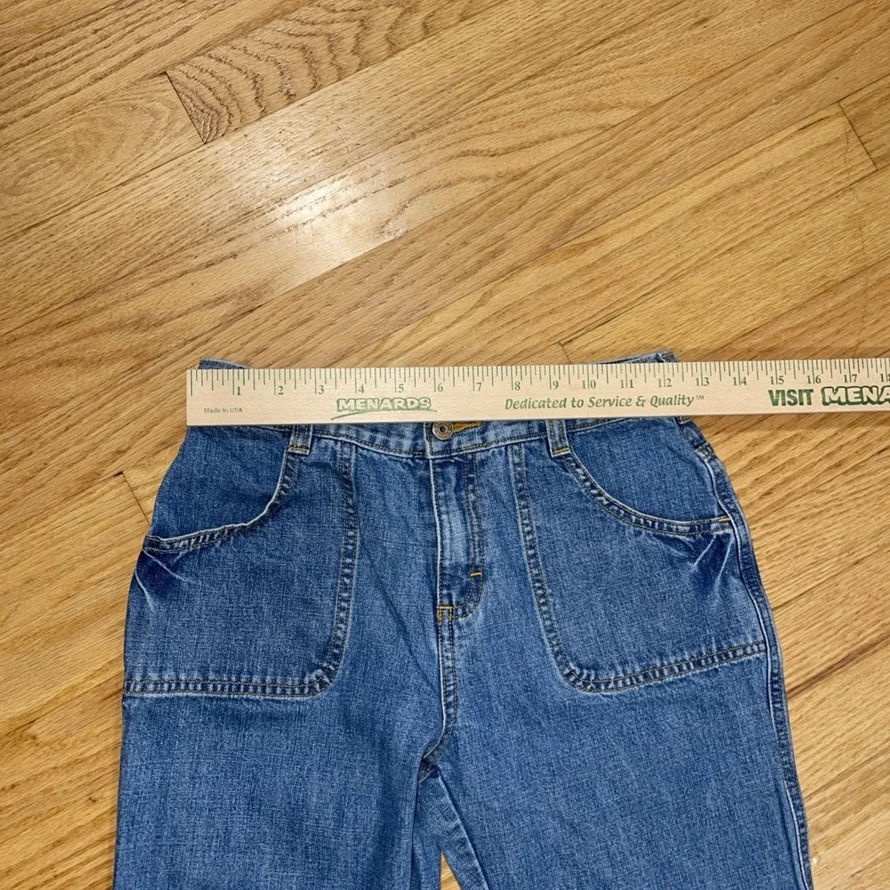 OshKosh Bgosh Girls‎ Blue Jeans Size 14 Boot Cut Medium Wash Adjustable Waist