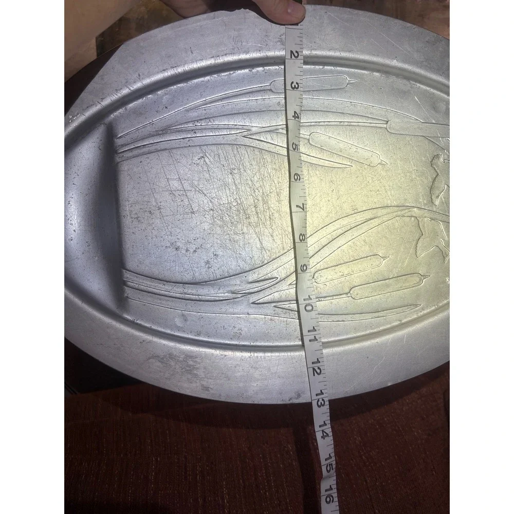 Vintage West Bend Aluminum Serv-It Roaster Broiler Server Duck Platter 3118
