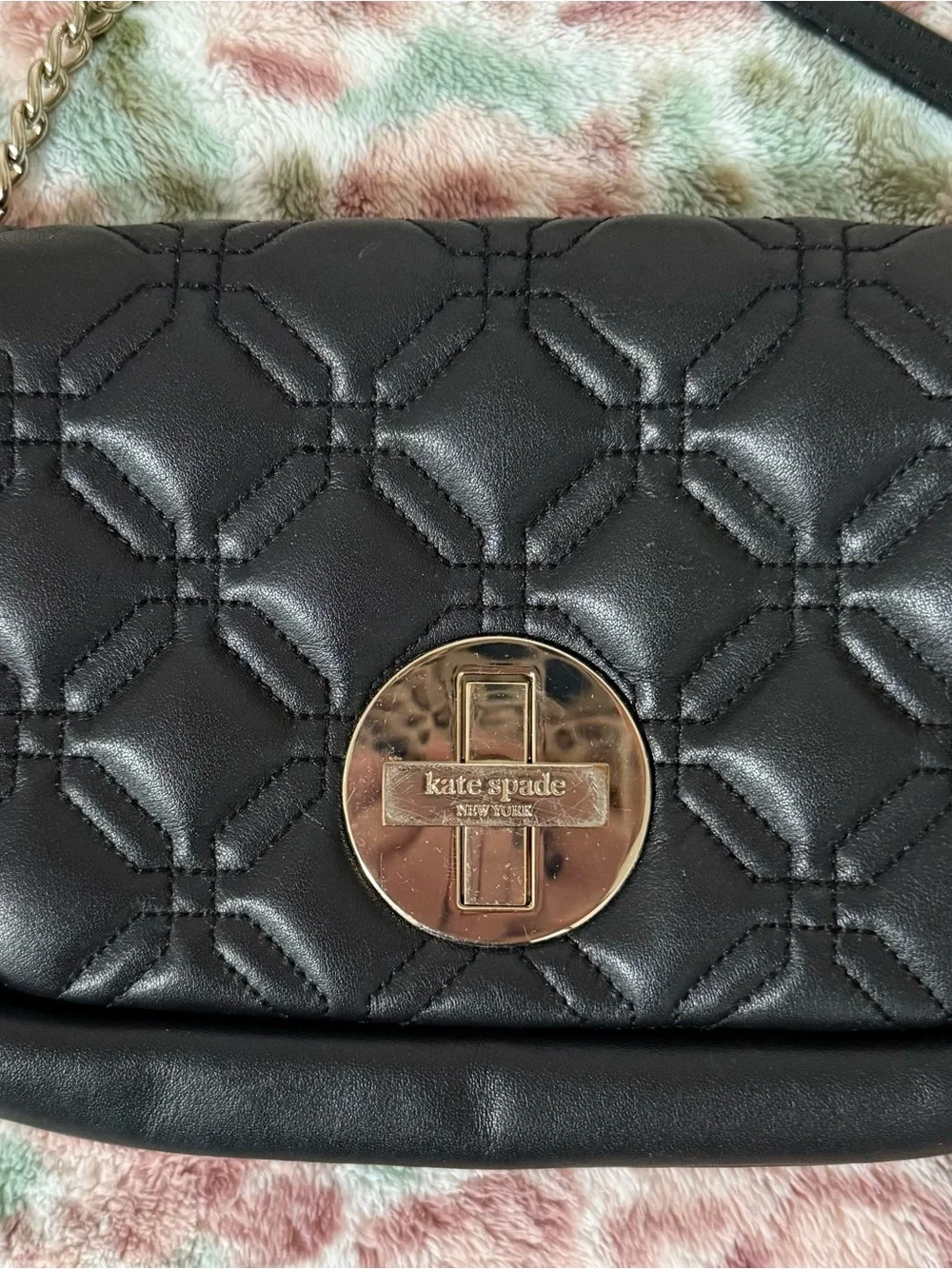 kate spade compact quilted