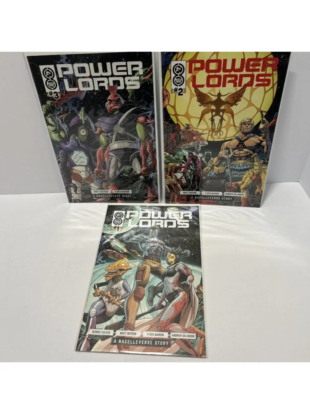 Power Lords #1-3 complete series NacelleVerse Oni Press High-Grade Comic Book