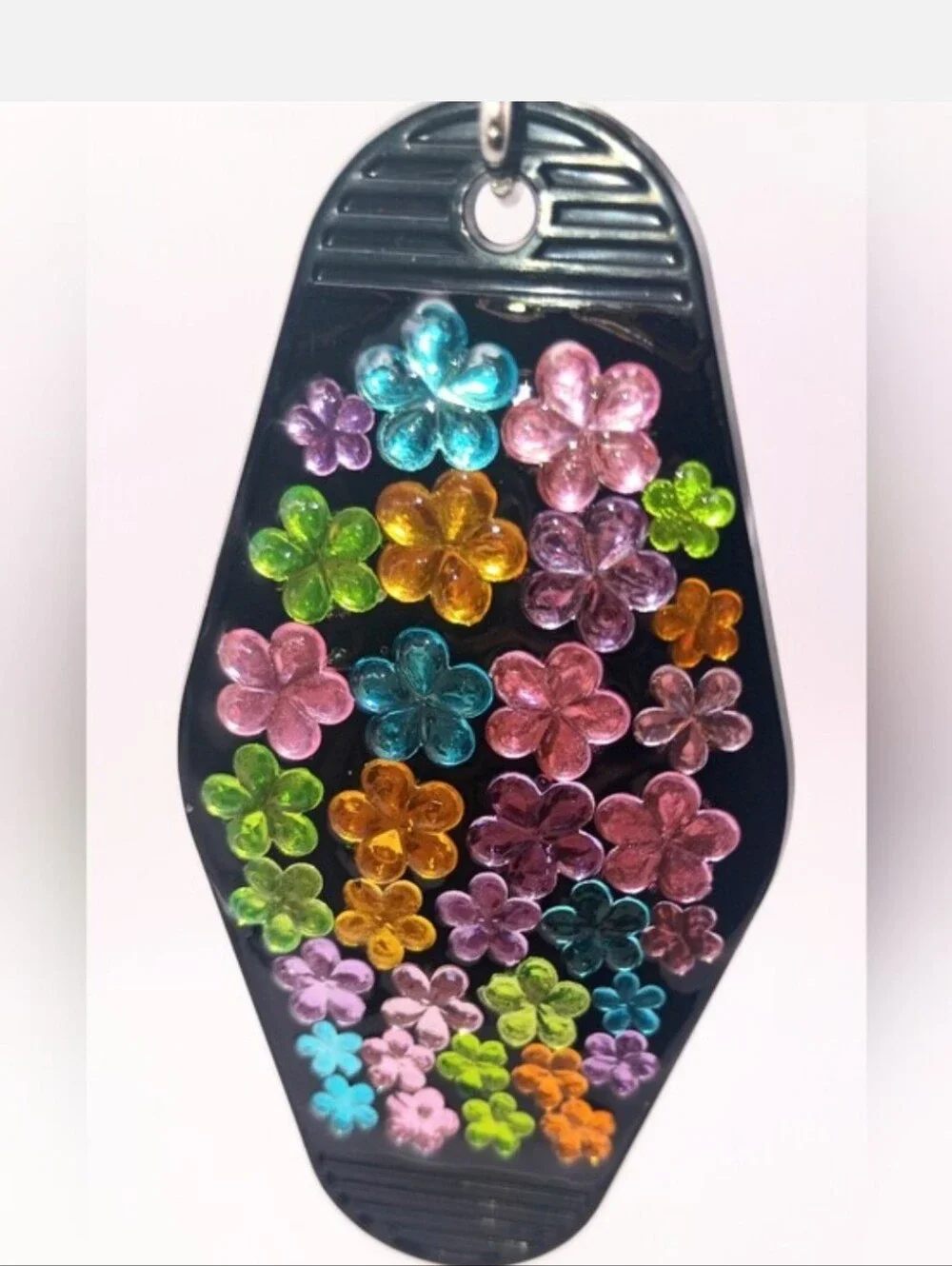 Handmade colorful flower