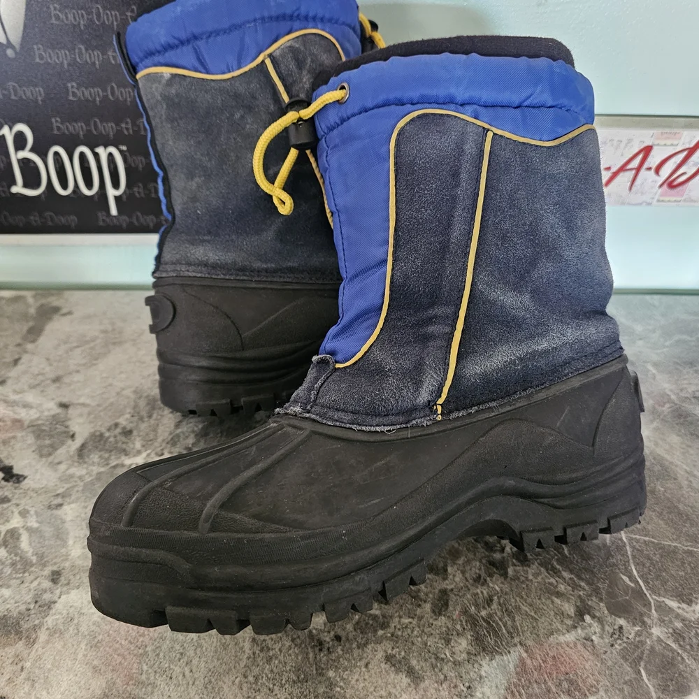 Sporto Blue and Black Insulated Winter Snow Boots Size 6