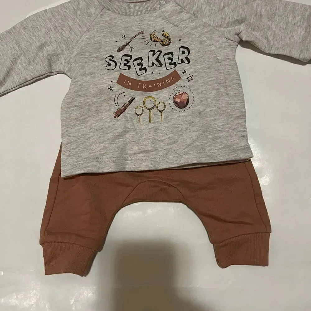 H&M 2 piece printed set  size PM