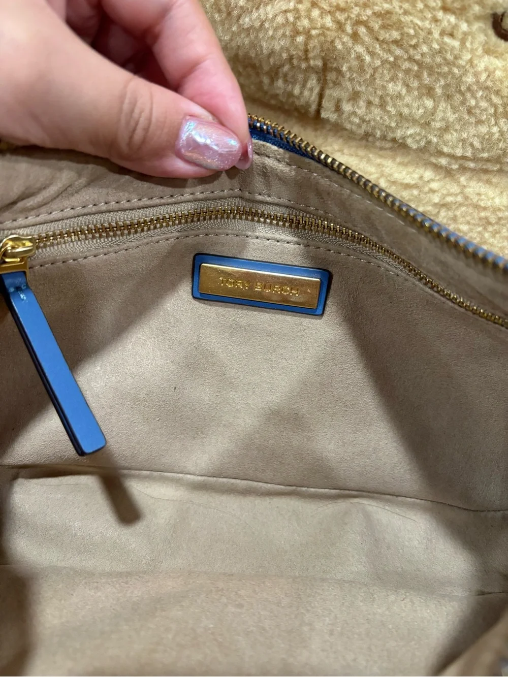 Tory Burch please photos blue