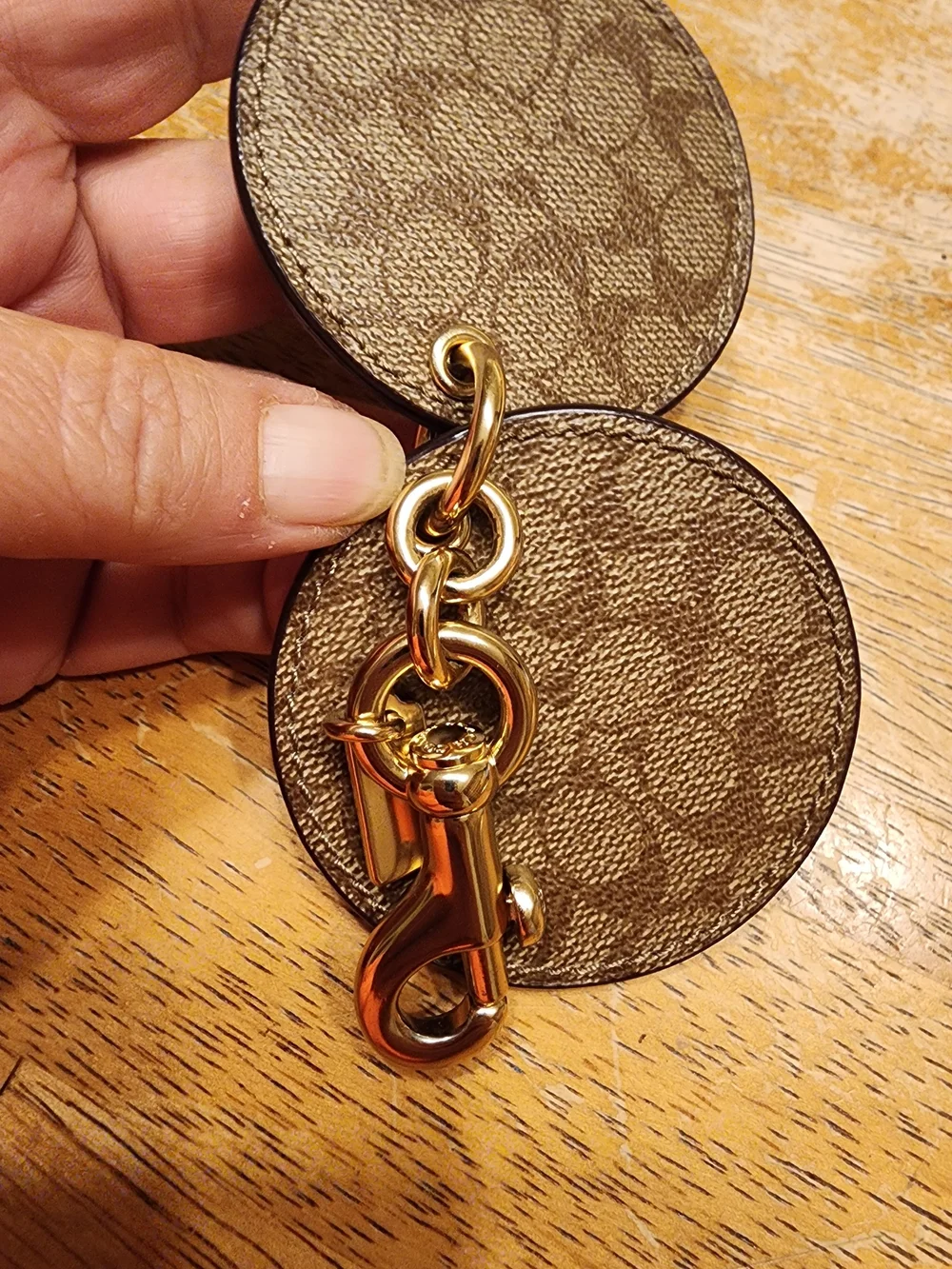 Coach mirror bag