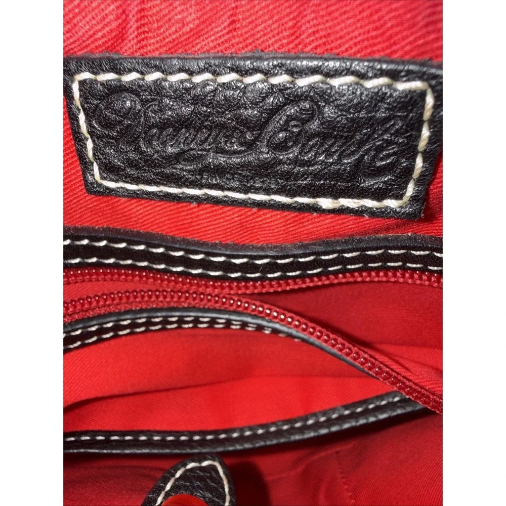 Dooney & Bourke Black Ivory Purse Hobo Shoulder Bag Purse‎ w/ Wristlet