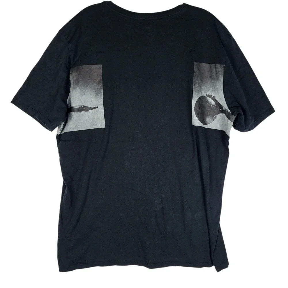 RARE Young Michael Jordan Outstretched Arms Tshirt Men XL‎ Black Wings Collector