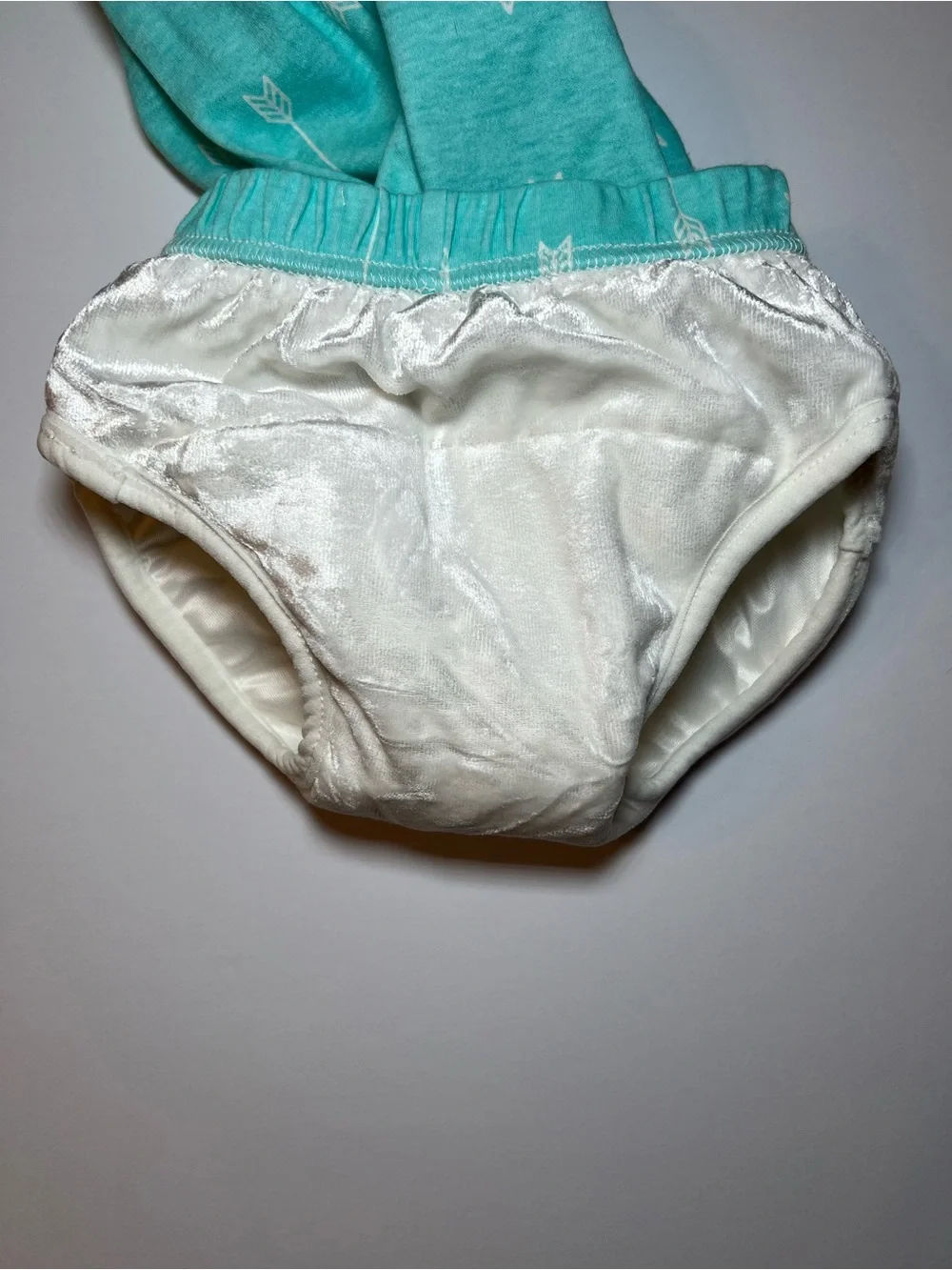Peejamas size 3T Toddler Arrow Print‎ - Aqua unisex pajama bottoms
