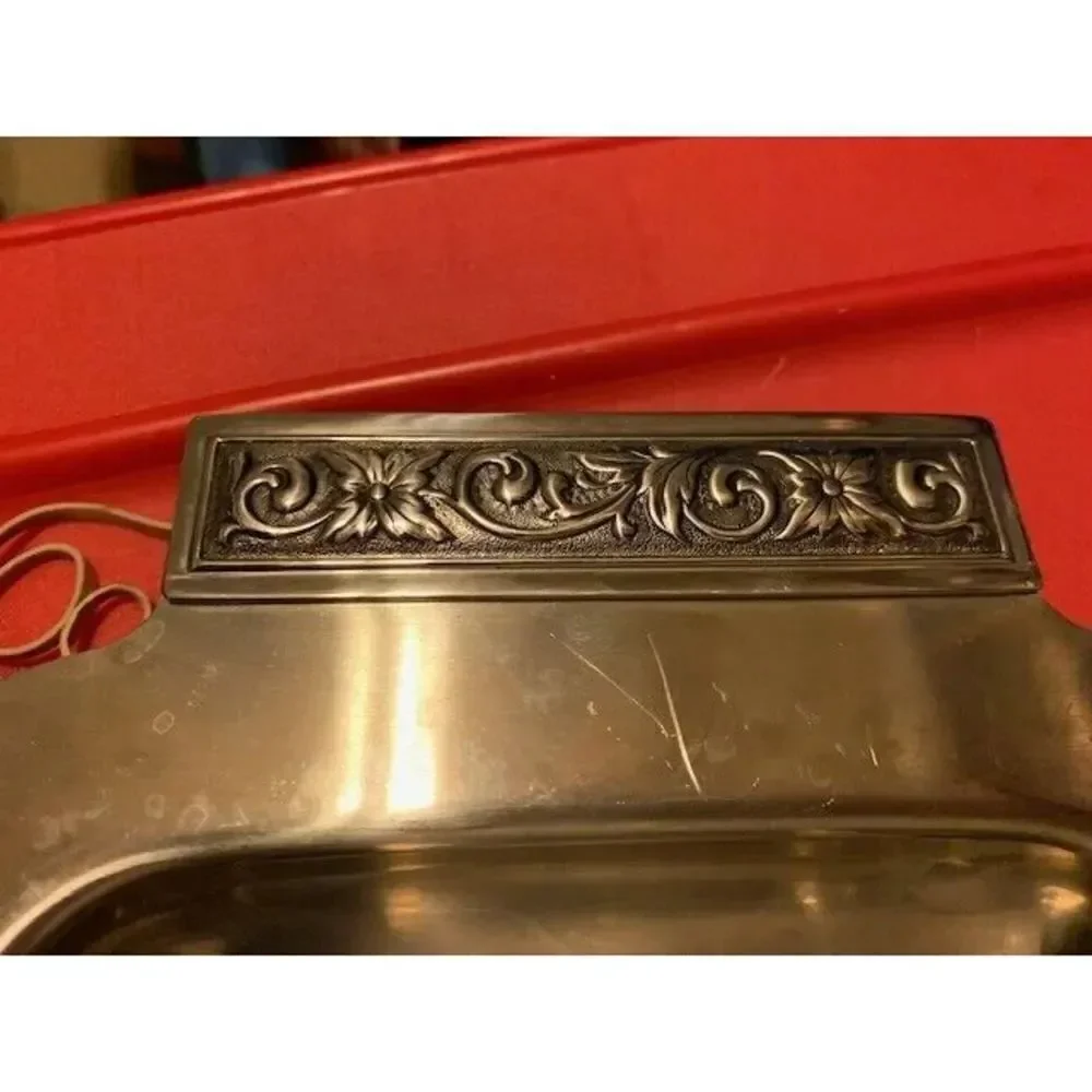 INTERNATIONAL DECORATOR STAINLESS 18-8 DIVIDED TRAY MID-CENTURY