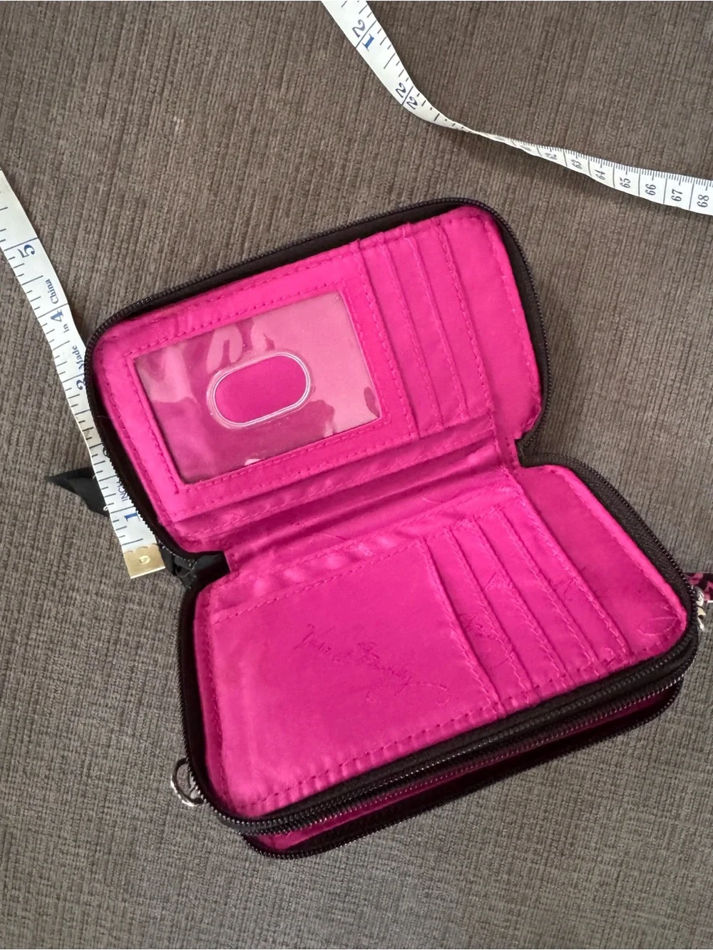 Vera Bradley compact quilted