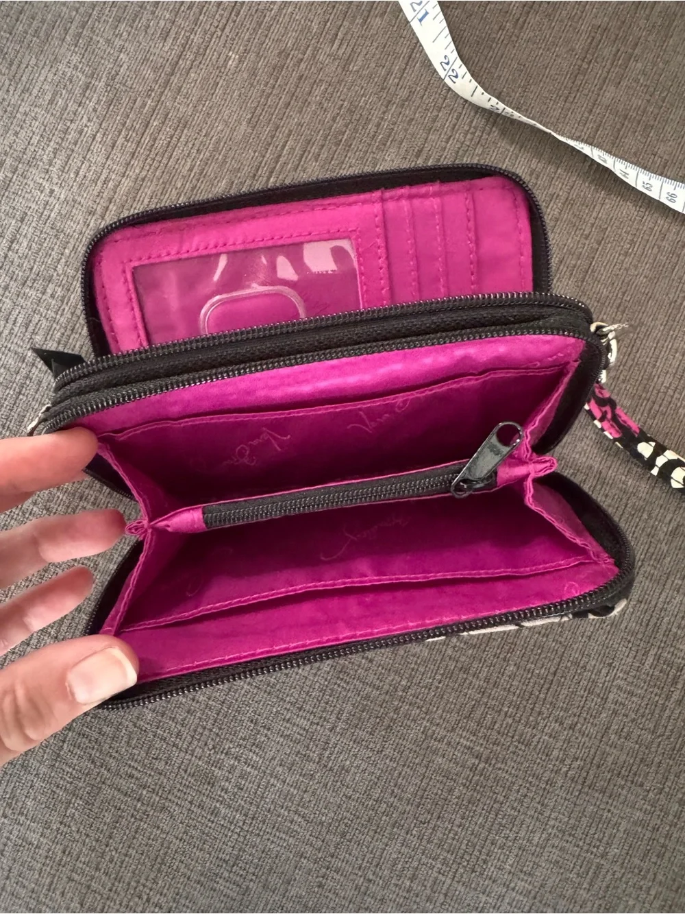 Vera Bradley compact quilted