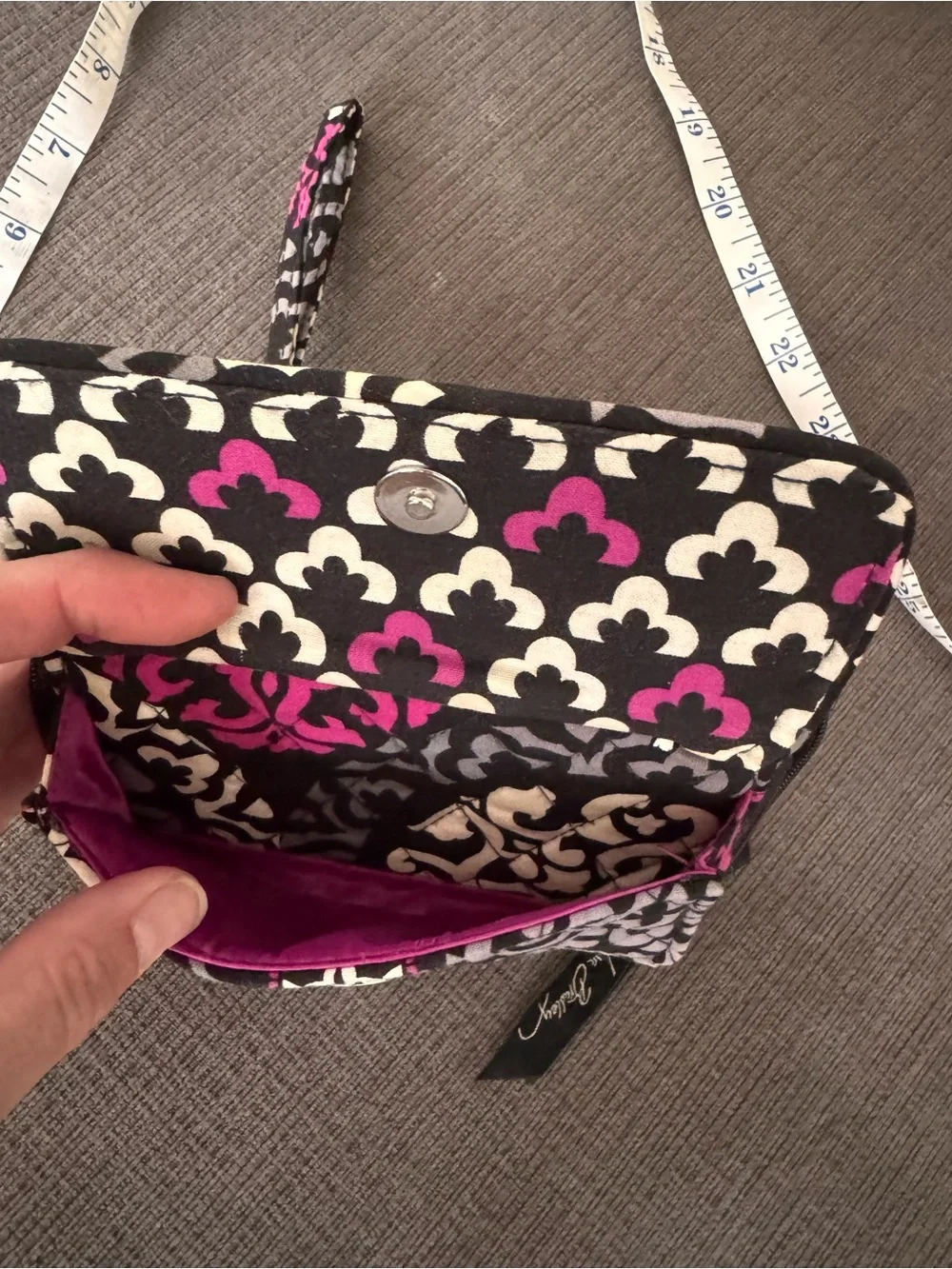 Vera Bradley compact quilted