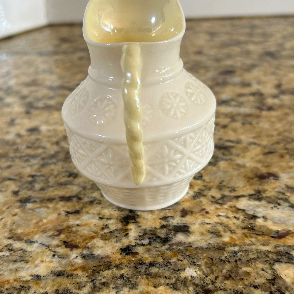 Belleek green ivory