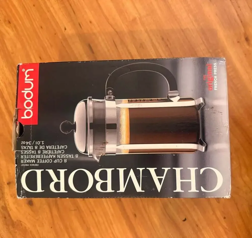 Bodum Chambord French Press Coffee Maker Size 8 Cup 34 oz