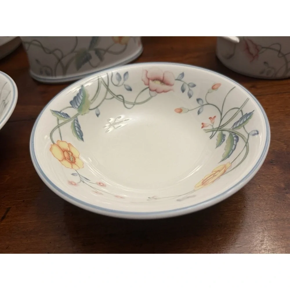 Villeroy & Boch ALBERTINA Covered Casserole Gravy Boat Serving Bowl West Germany