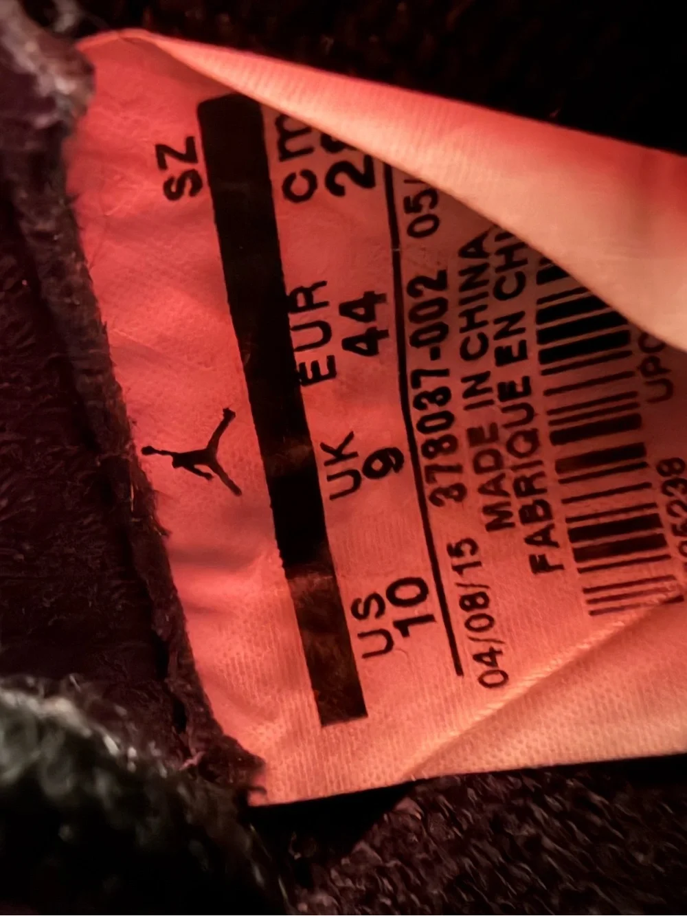 Jordan used authentic