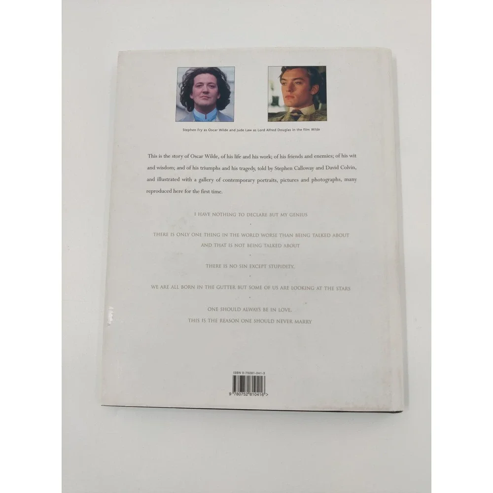 Oscar Wilde An Exquisite‎ Life Biography Stephen Calloway Colvin Hardcover Book