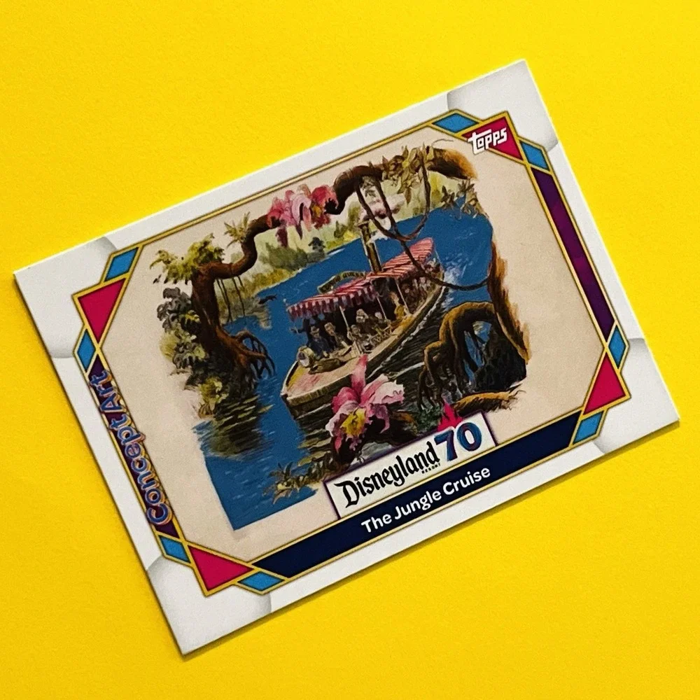 2025 Topps Disneyland 70th Anniversary #123 The Jungle Cruise‎ Concept Art