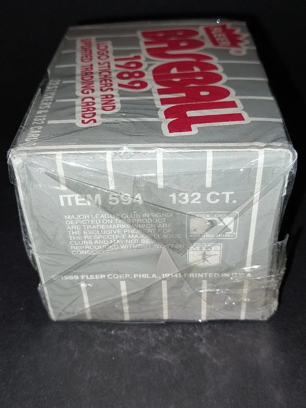 1989 Fleer Baseball Log Stickers and Updated Trading Cards New in Box Sealed
