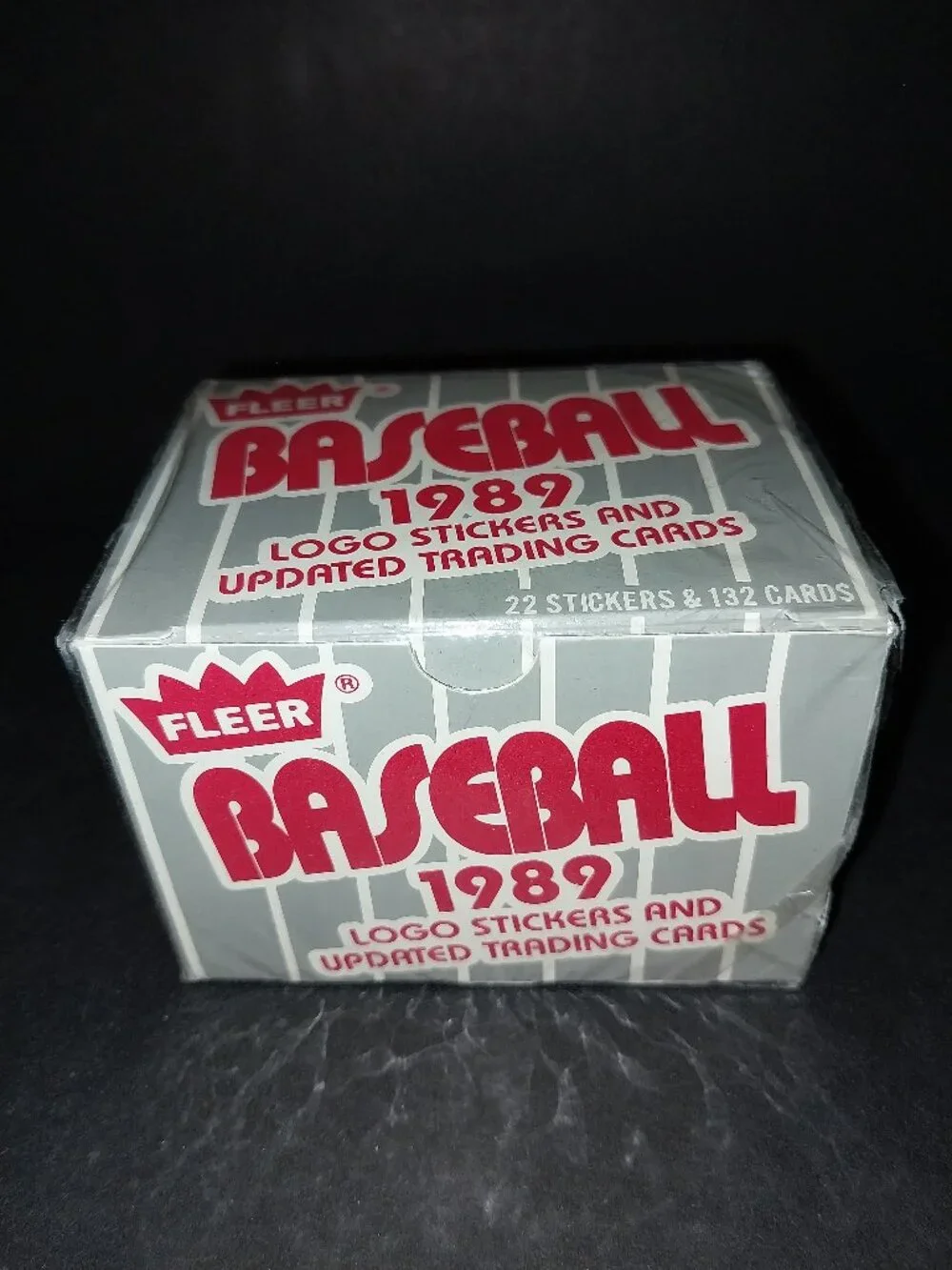 1989 Fleer Baseball Log Stickers and Updated Trading Cards New in Box Sealed