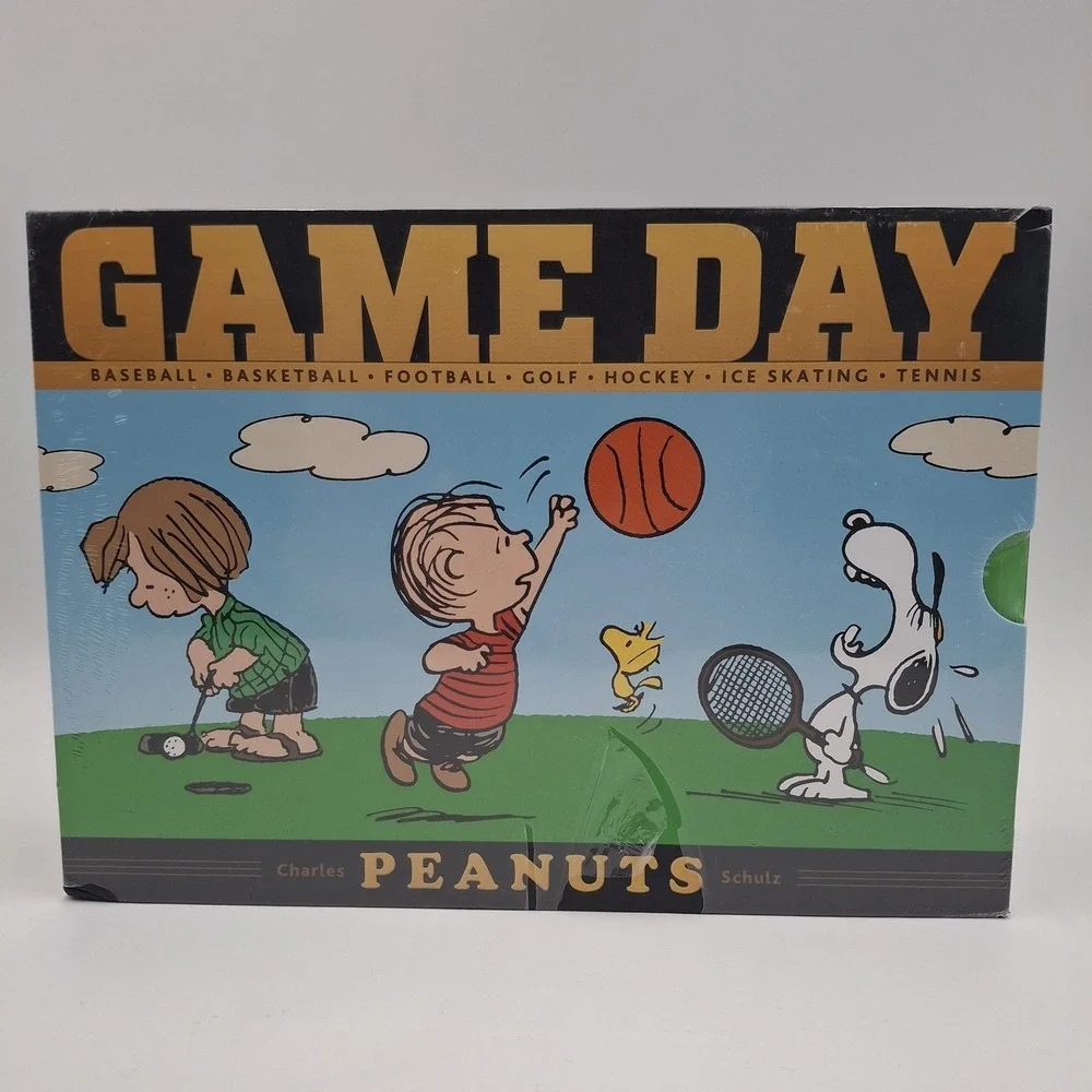 Game Day Peanuts 4 Book Box Set‎ Sports Comic Charles Schulz Fantagraphics NEW