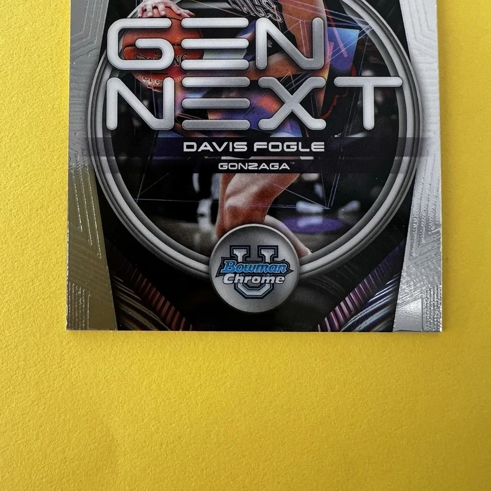 2025/26 Bowman Chrome U‎ Basketball Davis Fogle Gen Next Insert GN-18 Gonzaga