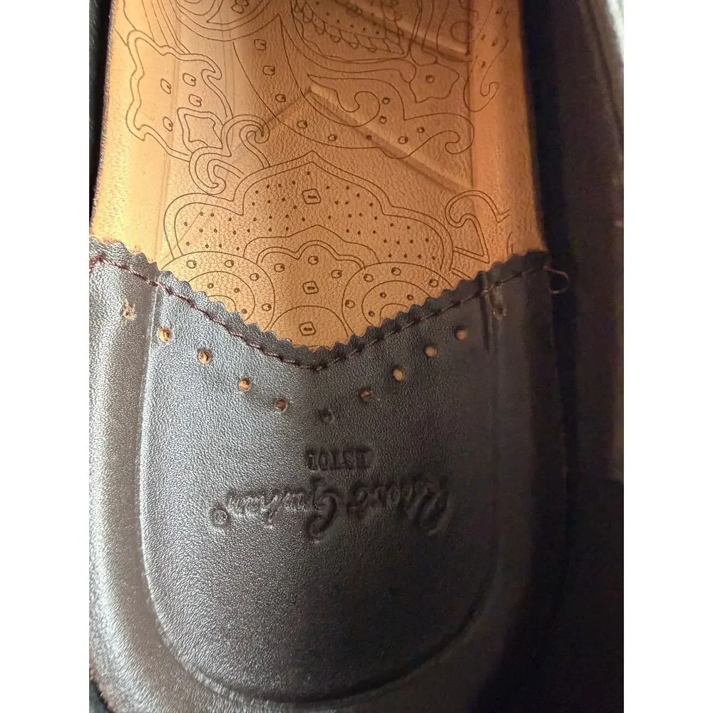 Robert Graham Wllamar Ocean Print Clack Slip-on Sneakers Blue Men's 13
