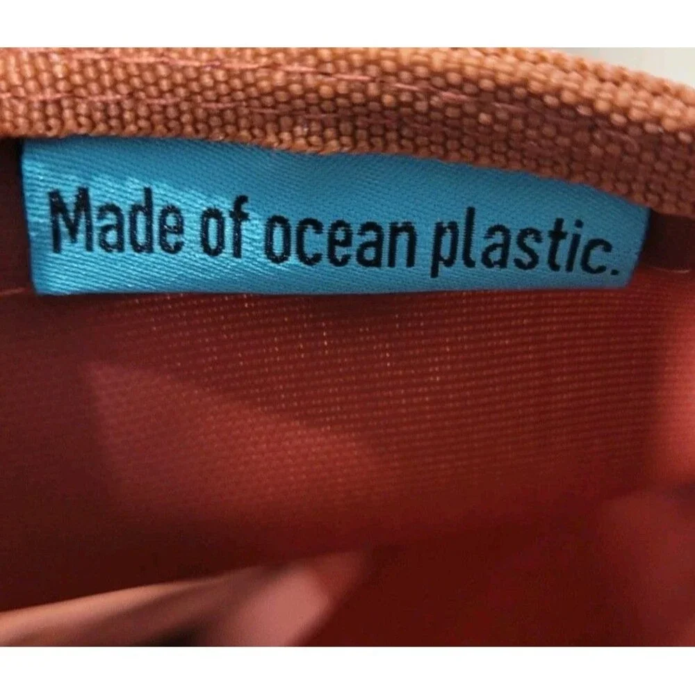 GOT BAG Rolltop Easy Backpack RED Lightweight Recycled Ocean Plastic Sandstone
