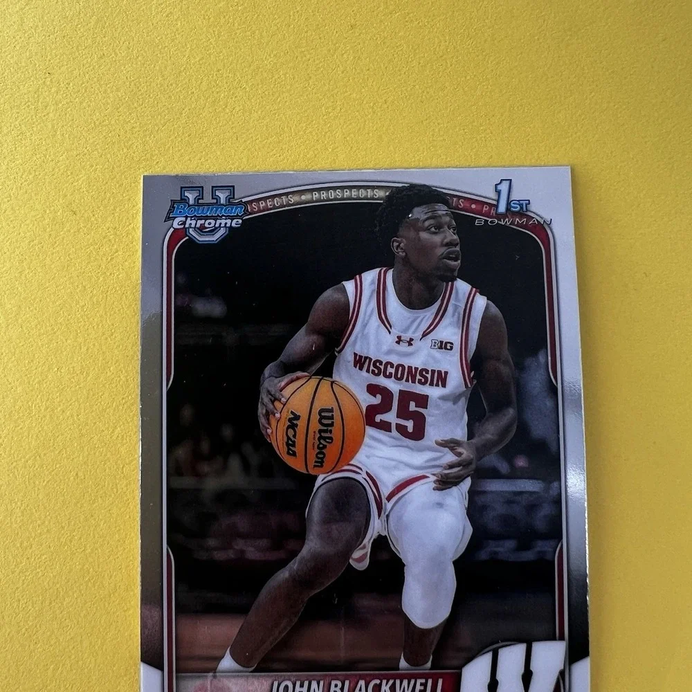 2025/26 Bowman Chrome U John Blackwell 1st Bowman Wisconsin‎ BCP-78
