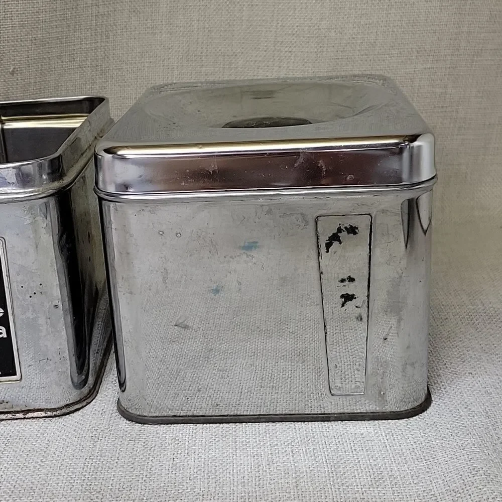 3‎ Lincoln Beauty Ware canisters 1 Canette canister and spoonrest