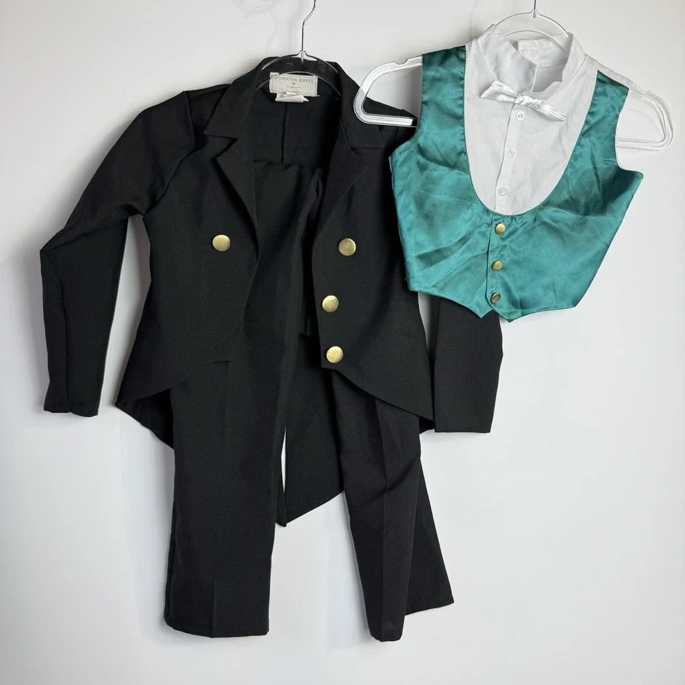 Chasing‎ Fireflies Downtown Abbey Jimmy Servant Costume Child Size 8