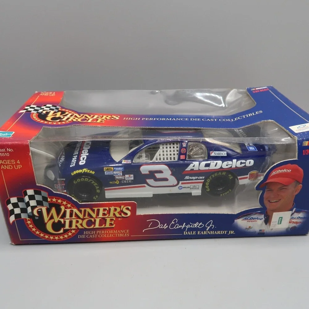Dale Earnhardt Jr. #3 ACDelco Winners Circle Action Figure and Car 1:24 1:64 lot