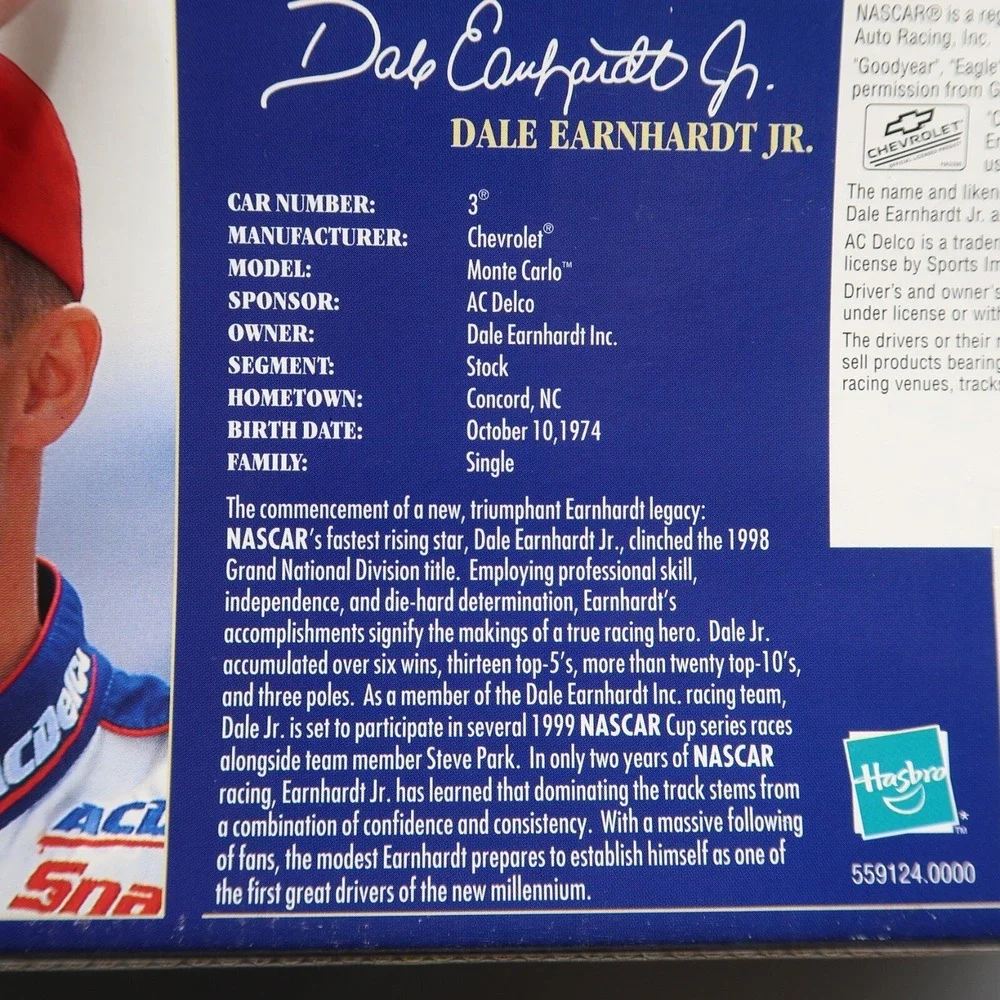 Dale Earnhardt Jr. #3 ACDelco Winners Circle Action Figure and Car 1:24 1:64 lot