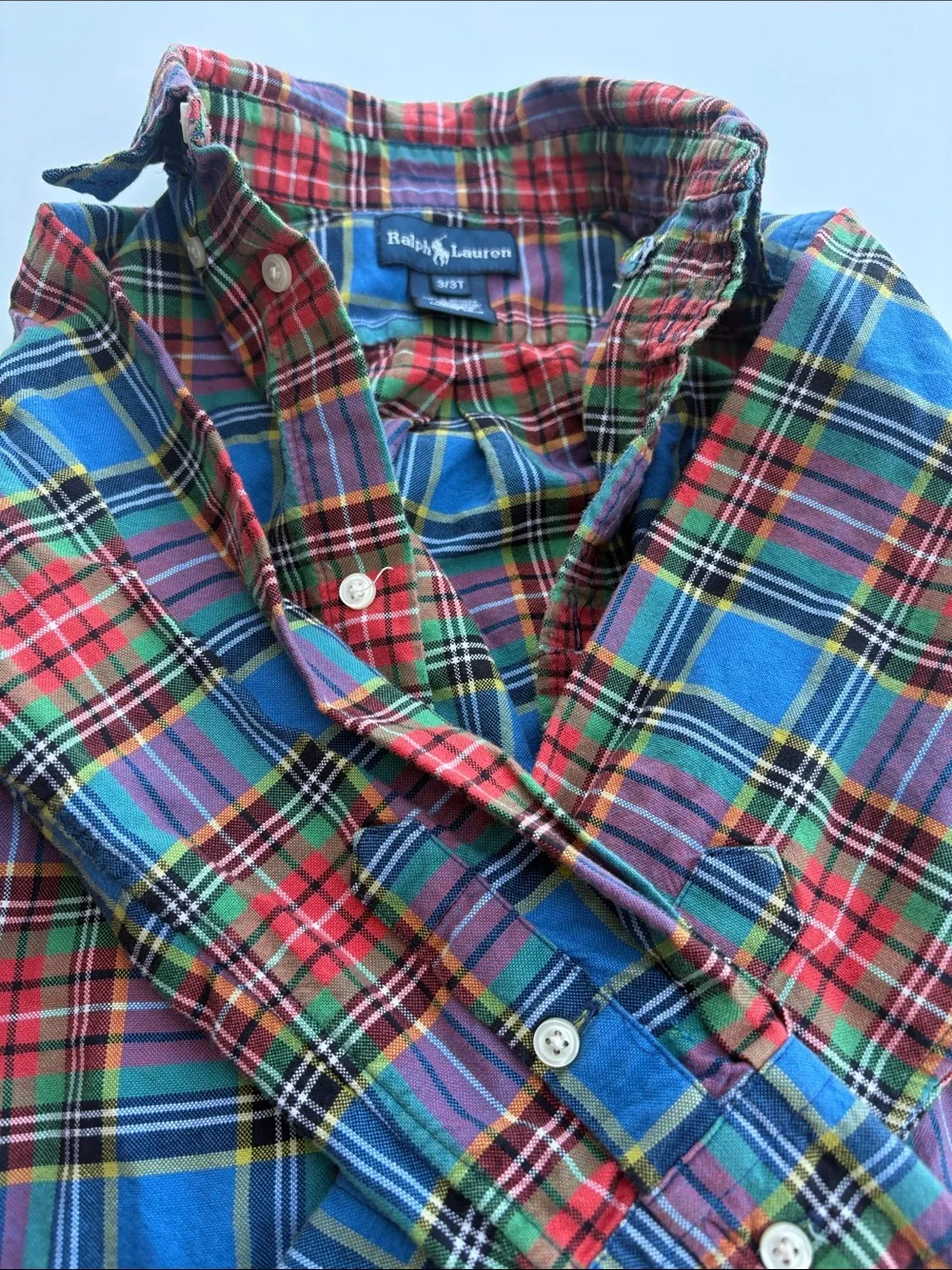 Ralph Lauren plaid fabric