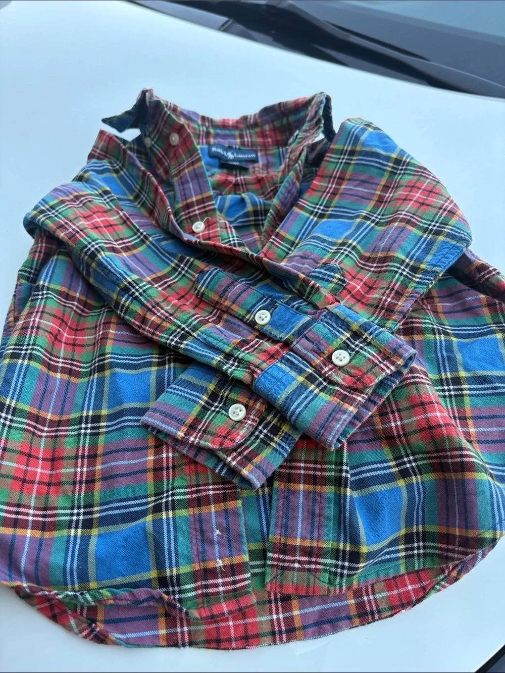 Ralph Lauren plaid fabric