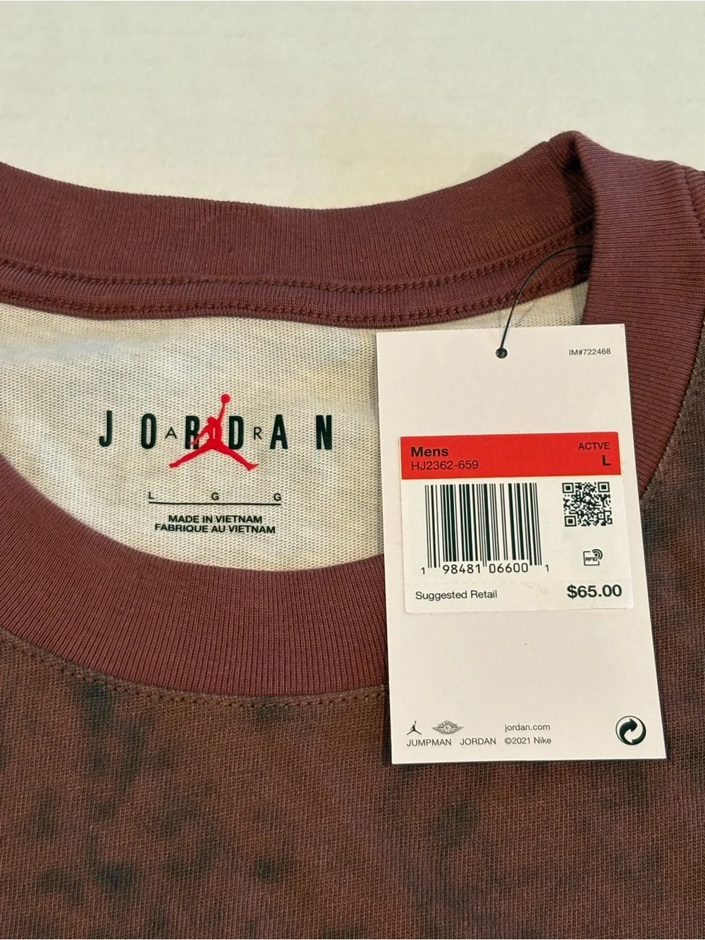 Jordan fabric showcases wash