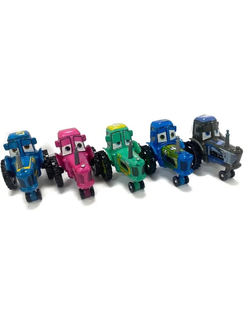 6PCS Diecast Movie Cars Assortment - 1:55 Scale Loose Toy Vehicles for Kids