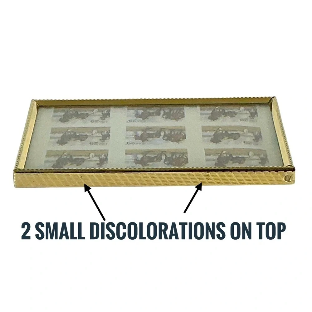1993 Sporting Horses Harness Racing 29c Stamp Sheet of 9 in Gold Frame Stamp Art