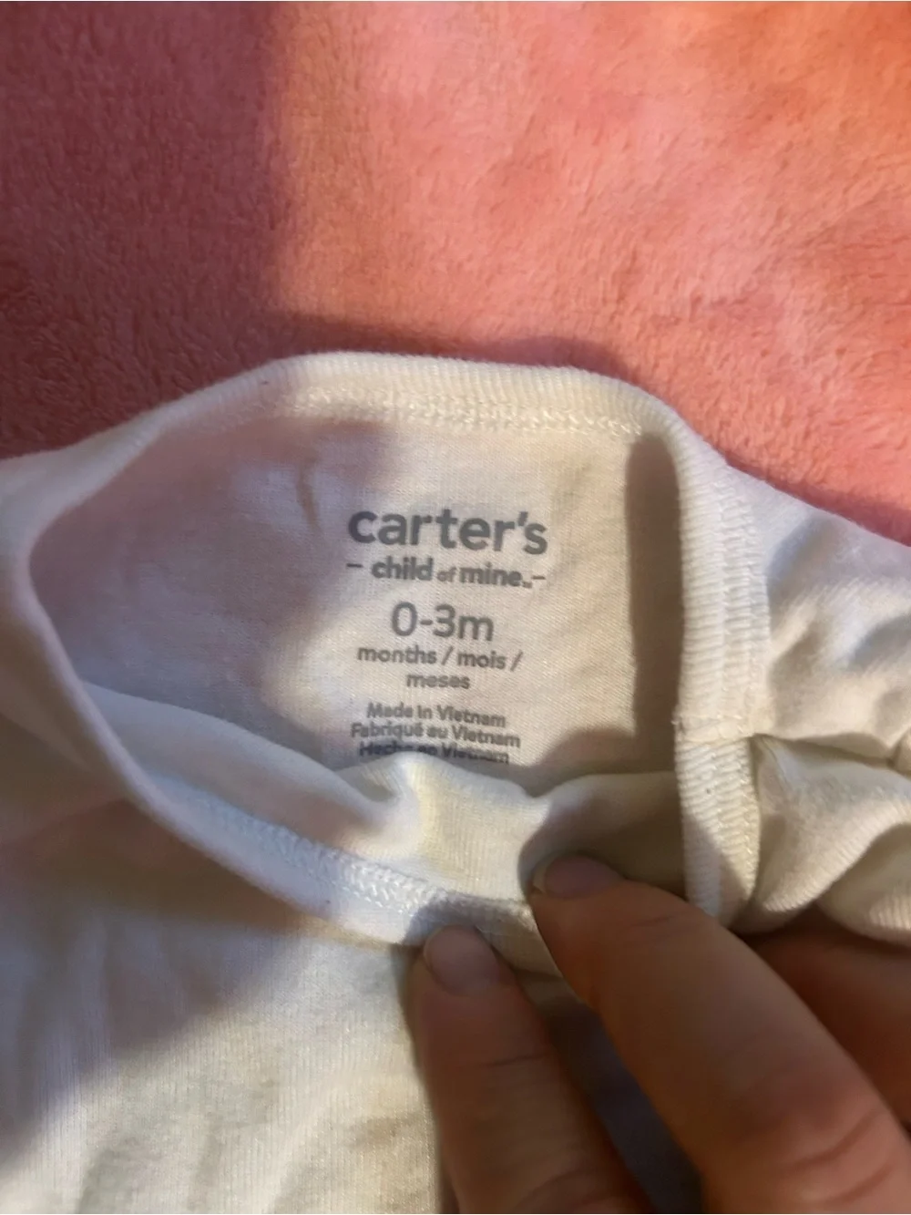 Carter's Cream Long-Sleeve Kids Tee