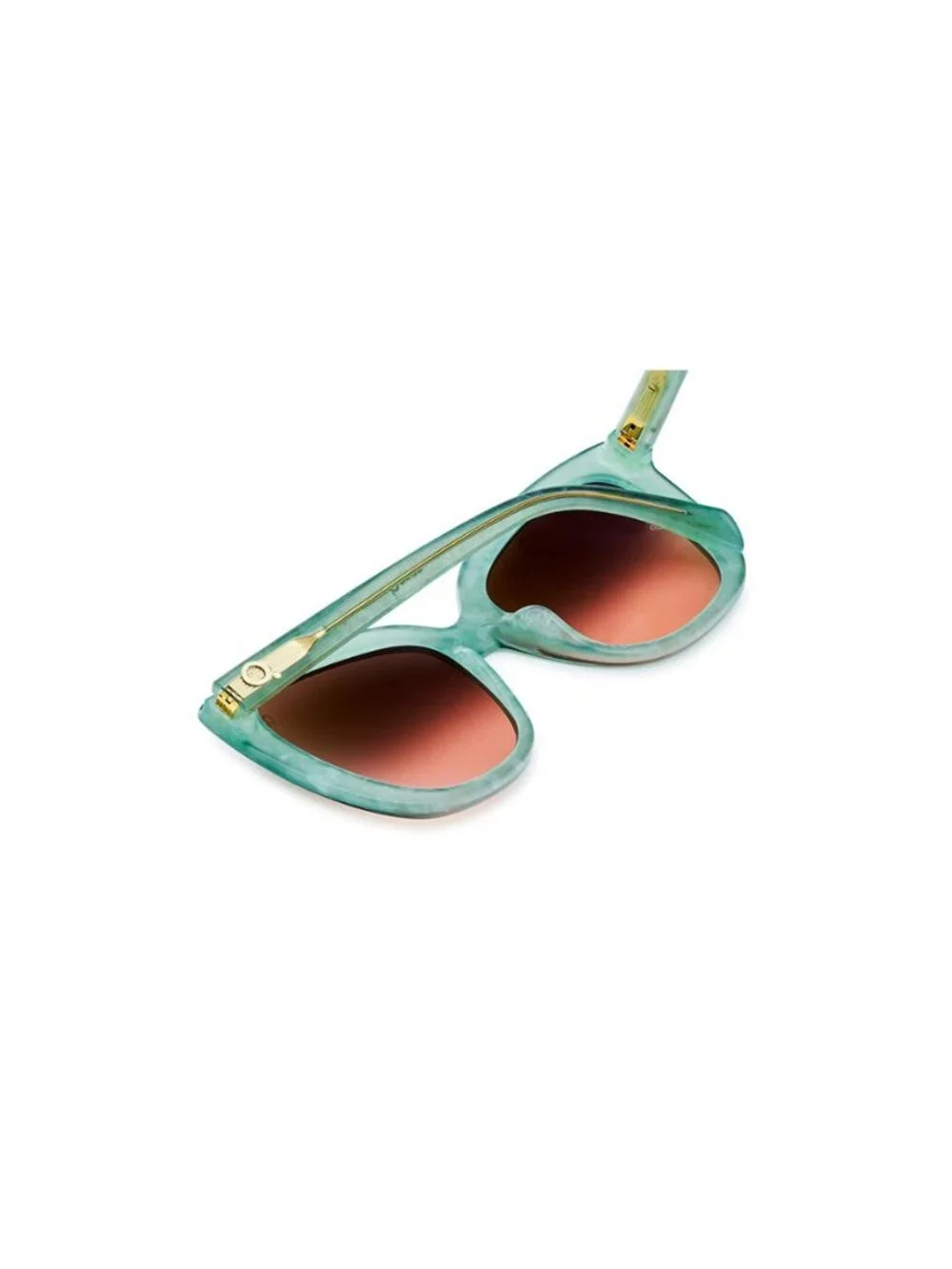 New Etnia Barcelona Women's Sunglasses Blue Butterfly Multicolor Lens Acetate