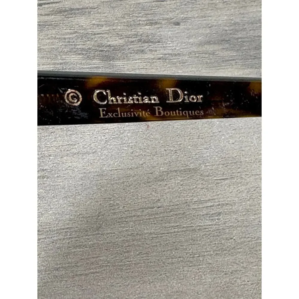 Christian Dior Meteore Black 24K Gold Flakes Leaf Boutique Women's‎ Sunglasses