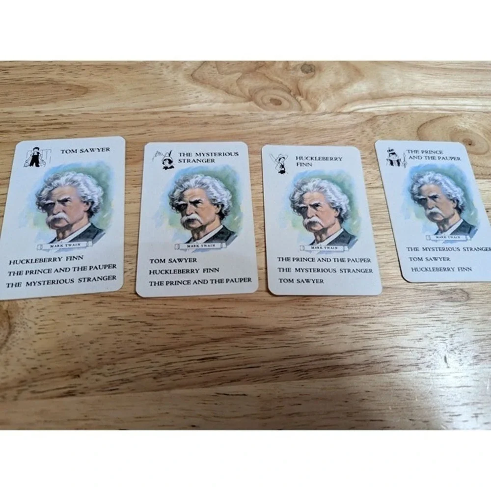 Whitehall Authors card game 1987 Mark Twain case Hong‎ Kong