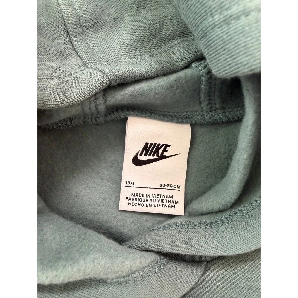 Nike Kids 2-Piece Hoodie and Joggers Set Mineral Slate Green 18M 66L135-G3S
