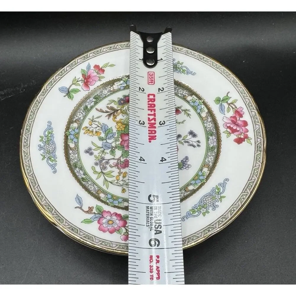 Paragon Tree of Kashmir Set/4 Bread Dessert 6.5” Plates Vintage England -A95