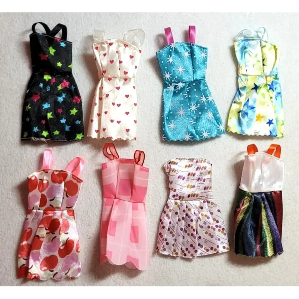 Colorful Doll Dresses Lot Fits 11.5