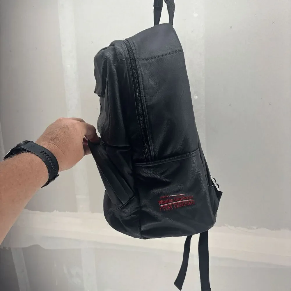 Vintage Wilson‎ Leather Dale Earnhard Intimidator Winston Cup Champion Backpack