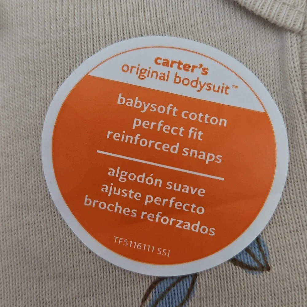 Carter's Newborn Onesie Set NEW Set of 3 Koala Print Stripes Leaf Print