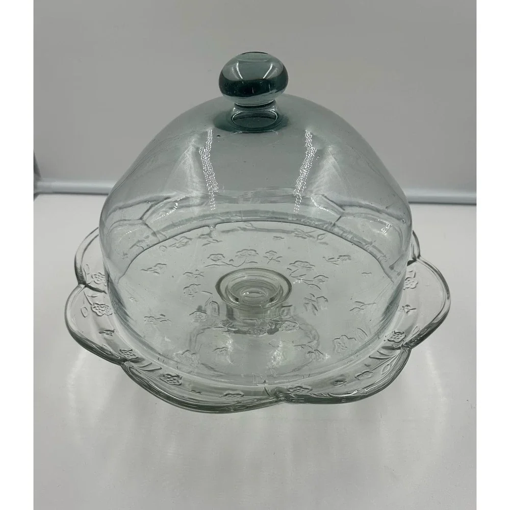 Vintage pedestal glass